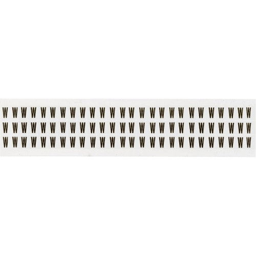 Brady NL-W05-W self-adhesive label Rectangle Removable Black, White 1950 pc(s)