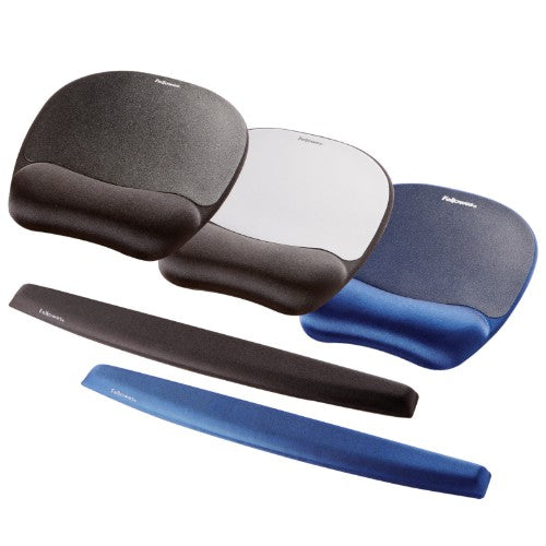 Fellowes Memory Foam Mouse Pad/Wrist Rest Sapphire
