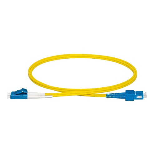Lanview LVO231491 InfiniBand/fibre optic cable 1 m 2x LC 2x SC OS2 Yellow