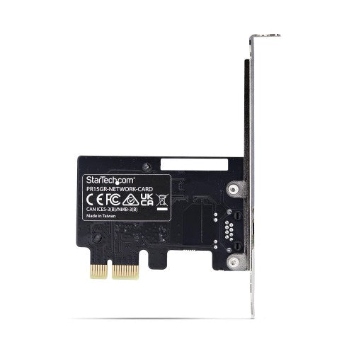 StarTech.com 1-Port 5G Gigabit PCIe Network Adapter Card, 5G/2.5G/1G/100M/10M PCI Express LAN Card, Realtek RTL8126, Windows and Linux, TAA Compliant