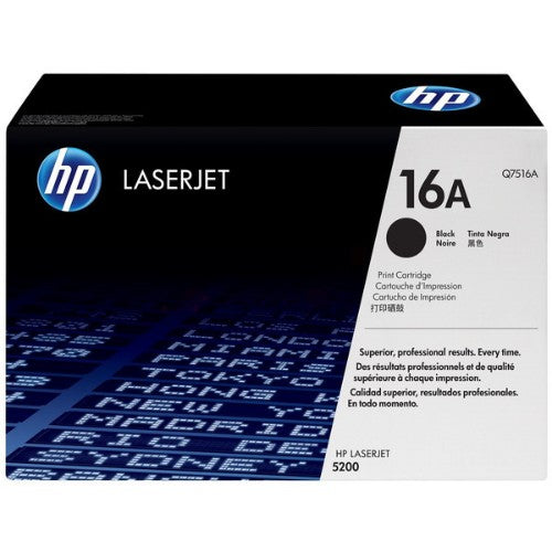HP Q7516A/16A Toner cartridge black, 12K pages ISO/IEC 19752 for Canon LBP-3500
