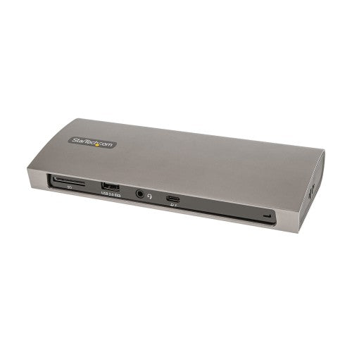 StarTech.com Thunderbolt 4 Dock, 96W Power Delivery, Single 8K/Dual Monitor 4K 60Hz, 3xTB4/USB4 ports, 4xUSB-A, SD, GbE, Thunderbolt 4 Docking Station for Windows or TB3 MacBook, 0.8m Cable