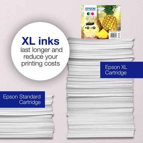 Epson C13T10H64010/604XL Ink cartridge multi pack Bk,C,M,Y high-capacity 500pg + 3x350pg Pack=4 for Epson XP-2200