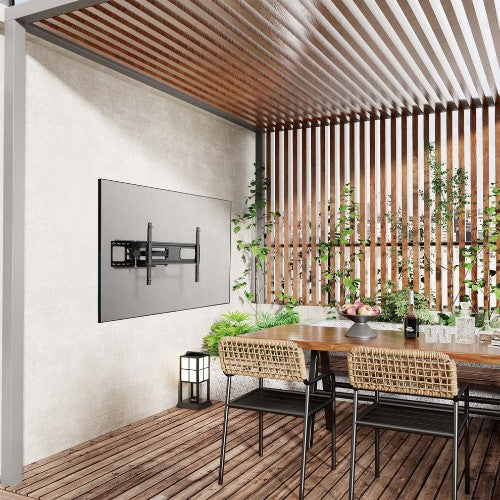 Manhattan Outdoor Wall Mount for TV & Monitors (Full Motion), For screens 37" to 65", VESA compatability: all between 200x200mm and 600x400mm - check the dimensions of the four mounting holes on back of screen to ensure it fits, Max 50kg, Weatherprood, Br