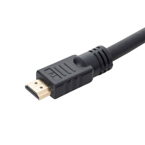 connektgear 15m HDMI V2.0 4K UHD Active Connector Cable - Male to Male Gold Connectors with Ferrite Cores