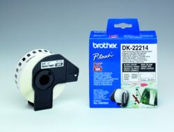 Brother DK-22214 DirectLabel Etikettes white 12mm x 30,48m for Brother P-Touch QL/700/800/QL 12-102mm/QL 12-103.6mm