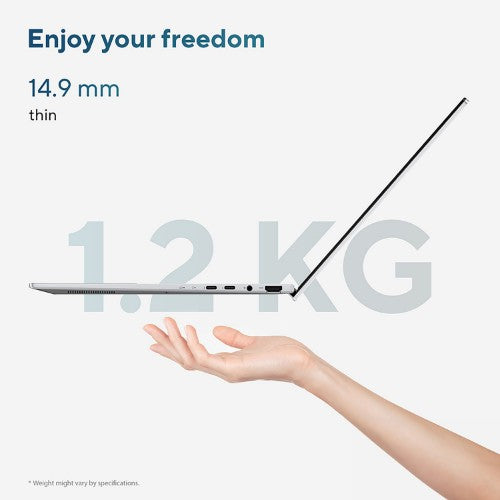 ASUS Zenbook 14 OLED UX3405CA-QL104W Intel Core Ultra 9 285H Laptop 35.6 cm (14") Touchscreen WUXGA 32 GB LPDDR5x-SDRAM 1 TB SSD Wi-Fi 7 (802.11be) Windows 11 Home Blue