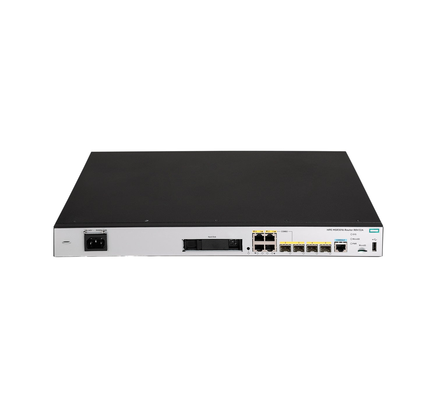 HPE FlexNetwork MSR3016 AC wired router Gigabit Ethernet Black