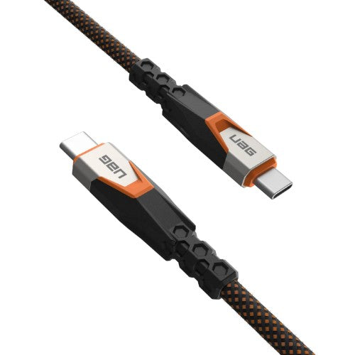 Urban Armor Gear 9B4415114097 USB cable USB 3.2 Gen 2x2 0.75 m USB C Black, Orange