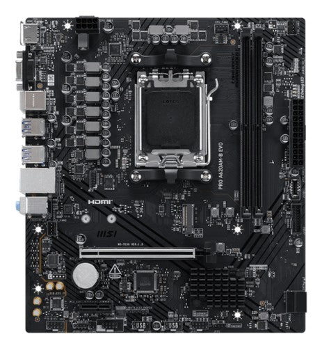 MSI PRO A620AM-B EVO motherboard AMD A620A Socket AM5 ATX