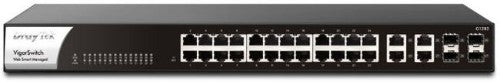 DrayTek G1282 Managed Gigabit Ethernet (10/100/1000) 1U Black