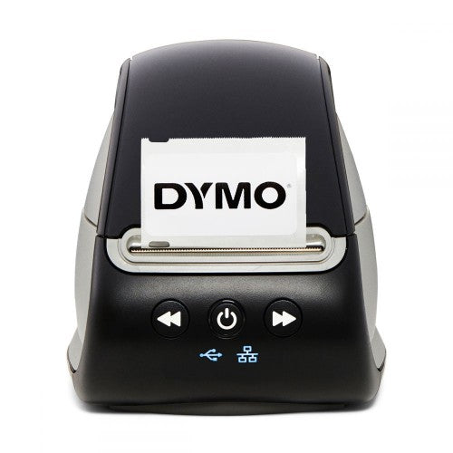 DYMO LabelWriter 550 Turbo Label Printer | Label Maker with High-Speed Direct Thermal Printing | Automatic Label Recognition | Prints Shipping Labels & More with USB/LAN Connectivity | UK 3 Pin Plug