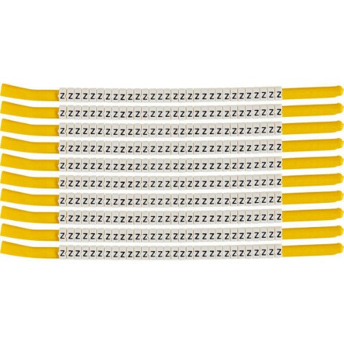 Brady SCN-18-Z cable marker Black, White Nylon 300 pc(s)