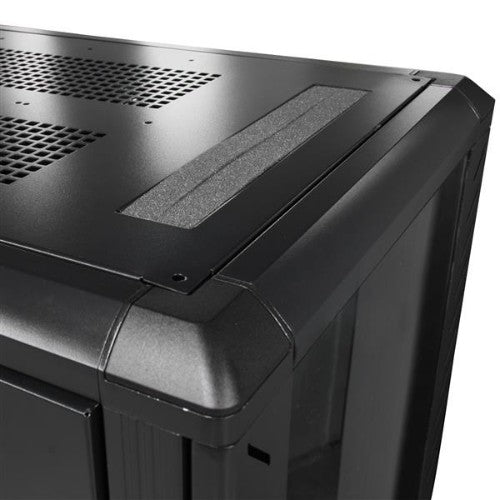 StarTech.com 4-Post 25U Server Rack Cabinet, Lockable 19" Data Rack Cabinet for Computer / AV / IT Equipment, Office / Home Network Rack with Casters & Adjustable Mounting Rails
