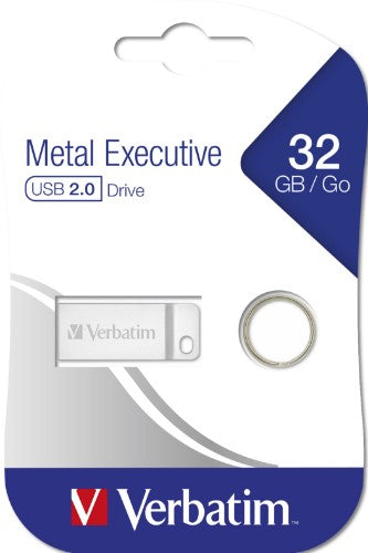 Verbatim Metal Executive - USB Drive 32 GB - Silver