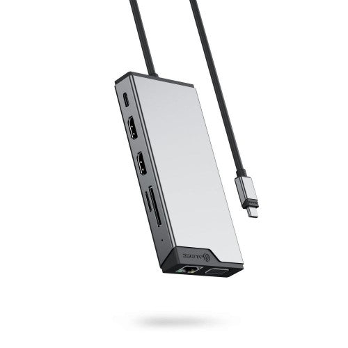ALOGIC DUCDDV3V2 laptop dock/port replicator Wired USB 3.2 Gen 1 (3.1 Gen 1) Type-A + Type-C Grey
