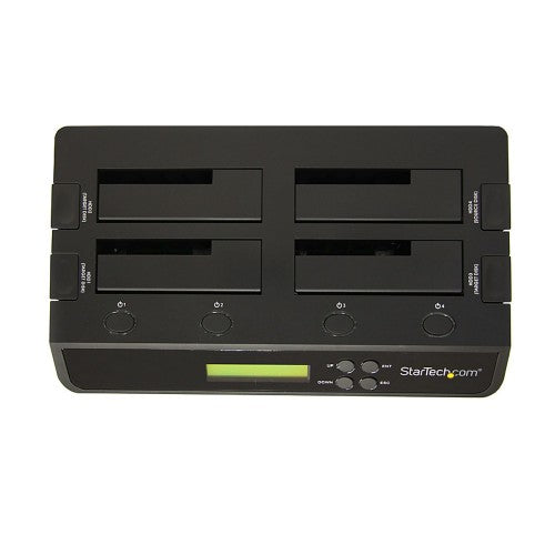 StarTech.com 4 Bay USB 3.0 eSATA to SATA Standalone 1:3 HDD Hard Drive Duplicator Dock