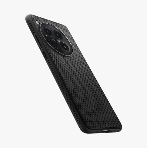 Spigen OnePlus 12 Liquid Air Matte Black mobile phone case 17.3 cm (6.82") Cover