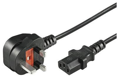 Microconnect PE090405 power cable Black 0.5 m Power plug type G C13 coupler