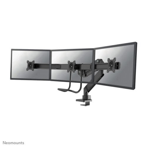 Neomounts NM-D775DX3BLACK Monitor arm 17-27" - gas spring - Topfix - 180°-stop
