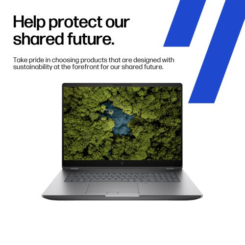 HP ZBook Fury G1i Wolf Pro Security Edition Intel Core Ultra 9 285HX Mobile workstation 45.7 cm (18") WQXGA 128 GB DDR5-SDRAM 2 TB SSD NVIDIA RTX PRO 5000 Blackwell Wi-Fi 7 (802.11be) Windows 11 Pro AI Workstation, AI PC Silver