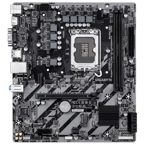 GIGABYTE H810M H Motherboard - Intel Core Ultra (Series 2) CPUs, 4+1+2 Phases VRM, up to 6400MHz DDR5, 1xPCIe 4.0 M.2, 1GbE LAN, USB 3.2 Gen 1