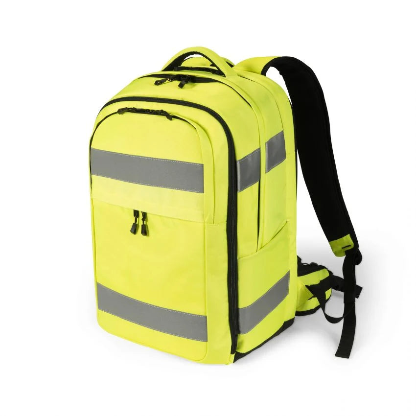 DICOTA Hi-Vis backpack Yellow Polyethylene terephthalate (PET), Thermoplastic polyurethane (TPU)