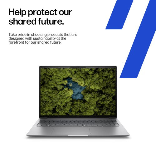 HP ZBook 8 G1i Intel Core Ultra 7 255H Mobile workstation 40.6 cm (16") WUXGA 32 GB DDR5-SDRAM 512 GB SSD NVIDIA RTX 500 Ada Wi-Fi 7 (802.11be) Windows 11 Pro AI Workstation, AI PC Silver