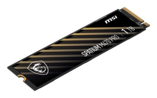 MSI Spatium M470 PRO PCIe 4.0 NVMe M.2 1TB PCI Express 4.0 3D NAND