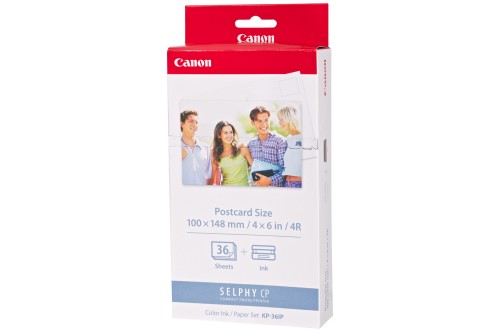 Canon 7737A001/KP-36IP inking-kit + Inkjet-paper, 36 pages for Canon CP 100/1000/1500/820/900