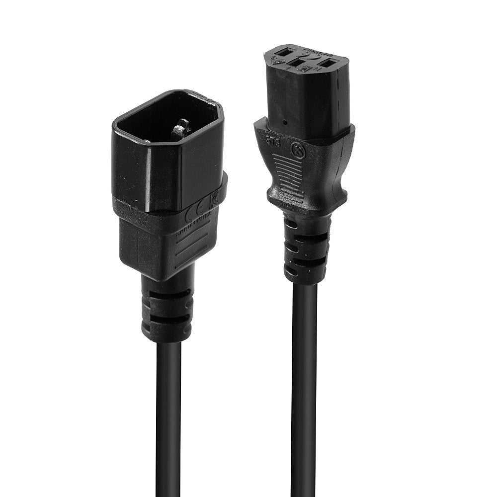 Lindy 0.5m IEC Extension Cable, Black