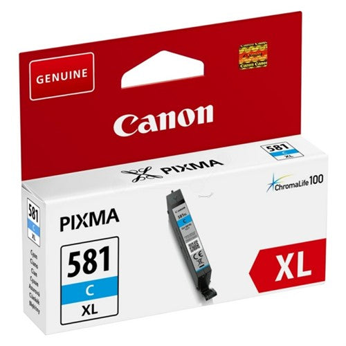 Canon 2049C001/CLI-581CXL Ink cartridge cyan high-capacity, 515 pages ISO/IEC 19752 170 Photos 8.3ml for Canon Pixma TS 6150/8150
