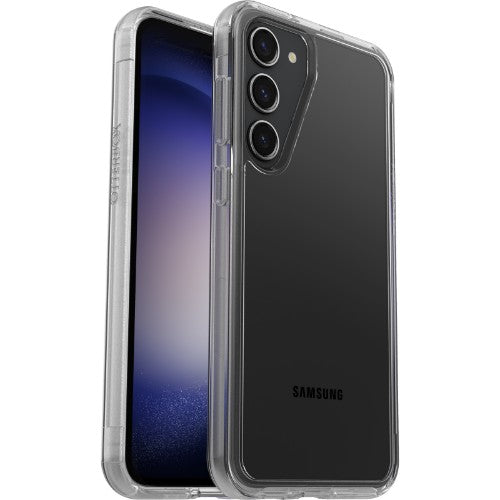 OtterBox Symmetry Clear Case for Galaxy S23+ , Shockproof, Drop proof, Protective Thin Case, 3x Tested to Military Standard, Antimicrobial Protection, clear