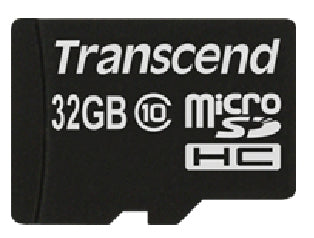 Transcend microSDXC/SDHC Class 10 32GB with Adapter