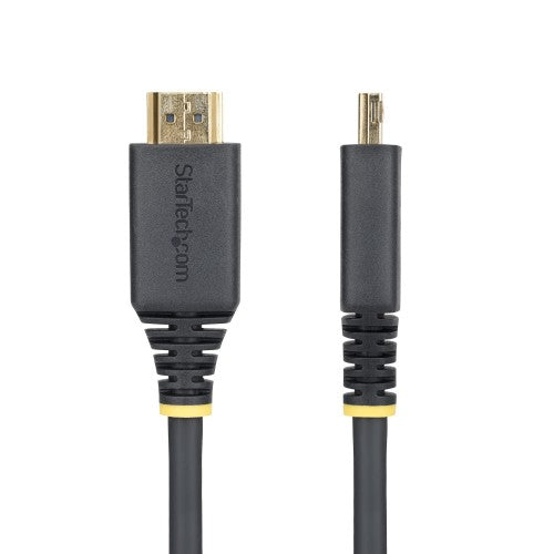StarTech.com 10ft (3m) High Speed HDMI Cable with Gripping Connectors, 4K 60Hz/1440p 144Hz, HDR10/HDCP 2.2/ARC, 18Gbps, UHD HDMI 2.0 Cord for TV/Monitor/Display, TPE Jacket