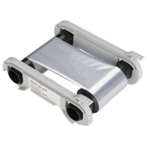 Evolis RCT017NAA Thermal-transfer ribbon silver, 1K pages for Evolis Primacy/2/Zenius
