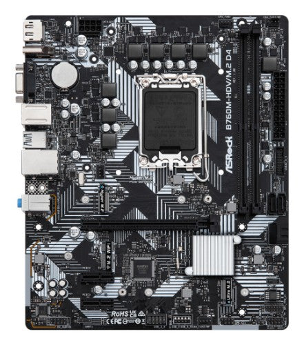 Asrock B760M-HDV/M.2 D4 Intel B760 LGA 1700 micro ATX