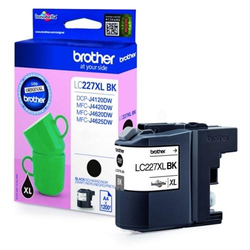 Brother LC-227XLBK Ink cartridge black, 1.2K pages ISO/IEC 24711 25ml for Brother MFC-J 4420