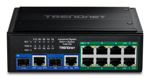 Trendnet TI-BG108 network switch Gigabit Ethernet (10/100/1000) Power over Ethernet (PoE) Black