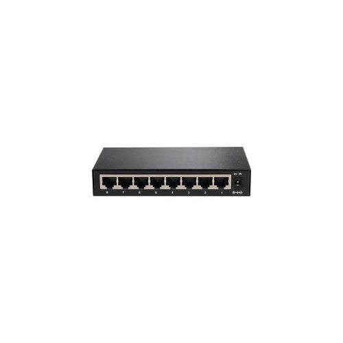 Wi-Tek WI-SG108 network switch Unmanaged Gigabit Ethernet (10/100/1000) Black, Orange