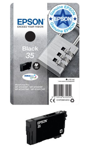 Epson C13T35814010/35 Ink cartridge black, 950 pages 16,1ml for Epson WF-4720