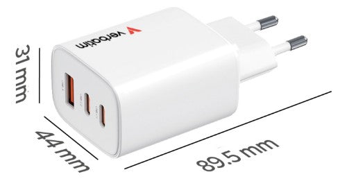 Verbatim Essentials GaN Charger 65W EU plug White