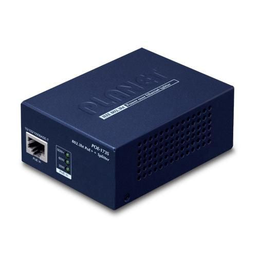 PLANET POE-173S network splitter Power over Ethernet (PoE) Black