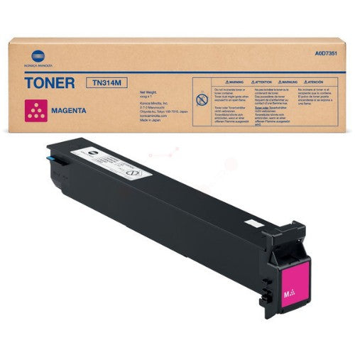 Konica Minolta A0D7351/TN-314M Toner magenta, 20K pages for KM Bizhub C 353