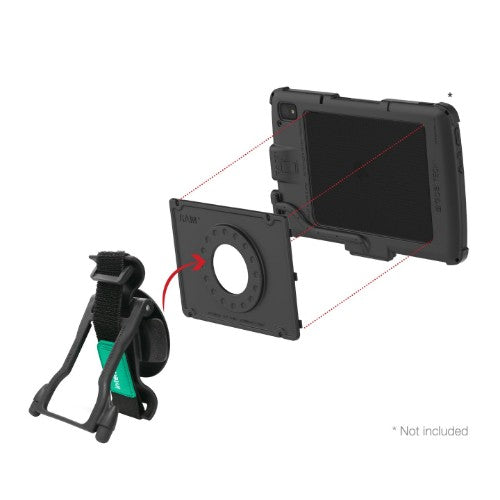 RAM Mounts GDS Hand-Stand Handle Black, Green