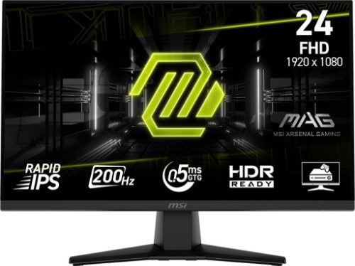 MSI MAG 242F computer monitor 60.5 cm (23.8") 1920 x 1080 pixels Full HD LCD Black