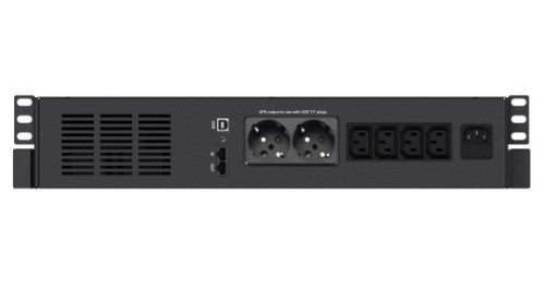 Infosec X4 800 RM Plus uninterruptible power supply (UPS) Line-Interactive 0.8 kVA 480 W 6 AC outlet(s)
