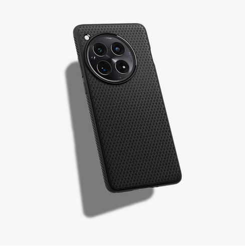Spigen OnePlus 12 Liquid Air Matte Black mobile phone case 17.3 cm (6.82") Cover