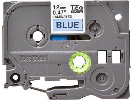Brother TZE-531 DirectLabel black on blue Laminat 12mm x 8m for Brother P-Touch TZ 3.5-18mm/6-12mm/6-18mm/6-24mm/6-36mm