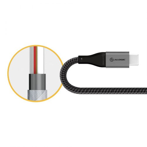 ALOGIC ULCC203-SGR USB cable USB 2.0 3 m USB C Grey